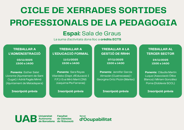 Xerrades que es faran